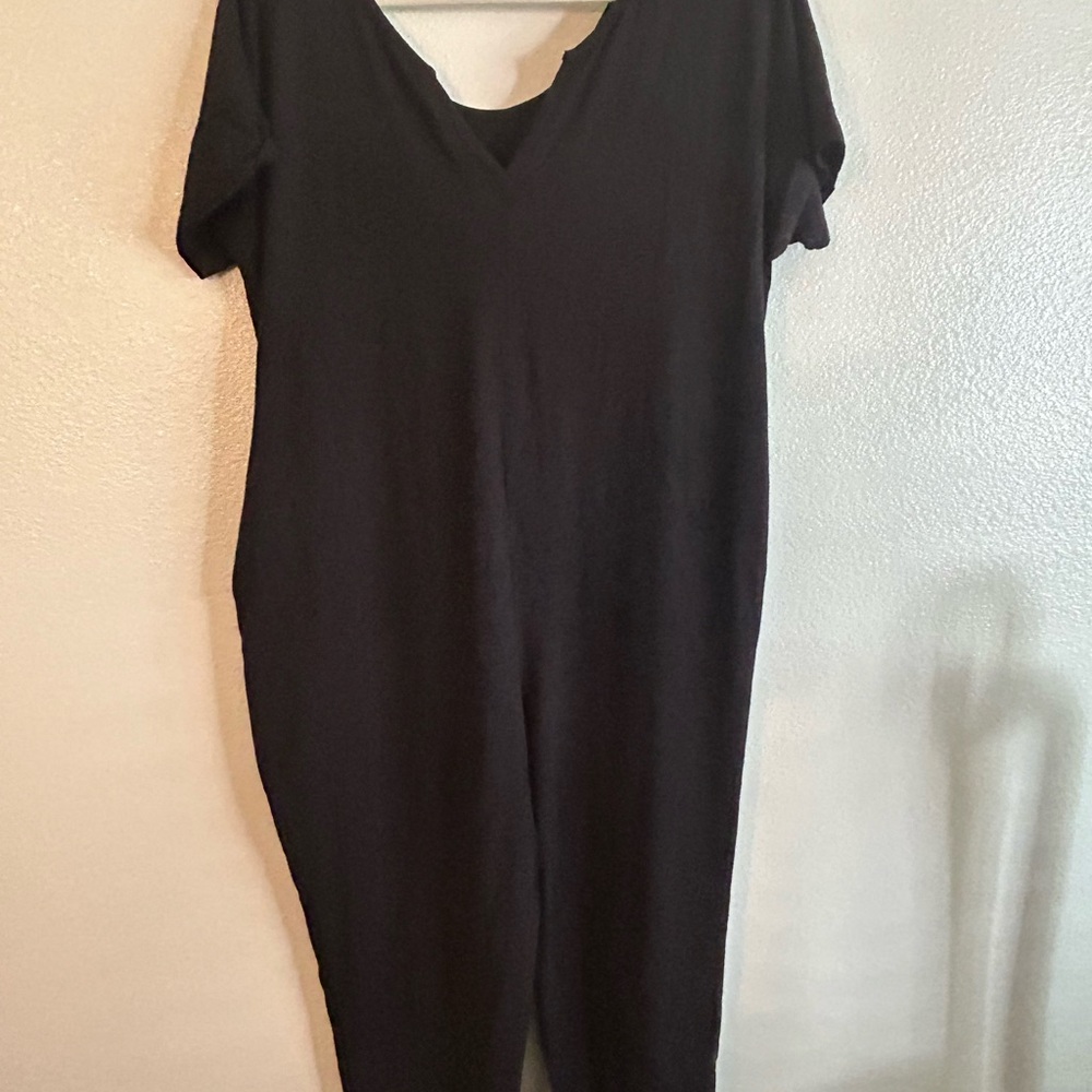AnyBody Classic Black Jumpsuit
